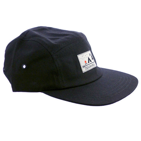 Five Panel Camper Hat (All Black)