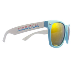 Sunglasses (Blue and White Two Tone)